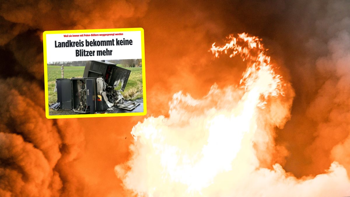 Ktoś wysadza fotoradary przy granicy niemiecko-polskiej.