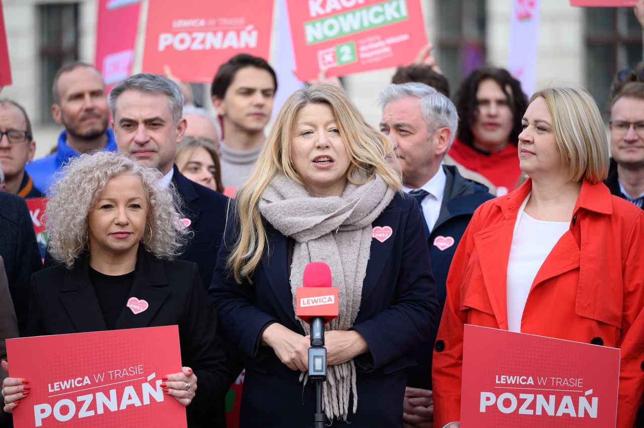 Od lewej: ministra Katarzyna Kotula, posłanka Katarzyna Ueberhan