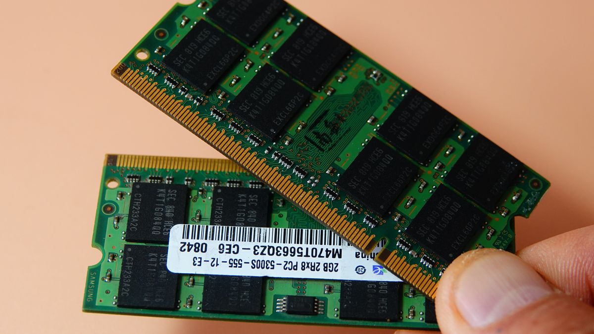 YICHANG, CHINA - FEBRUARY 10, 2026 - Random-Access Memory (RAM) captured in Yichang, Hubei Province, China on February 10, 2026. (Photo credit should read CFOTO/Future Publishing via Getty Images)