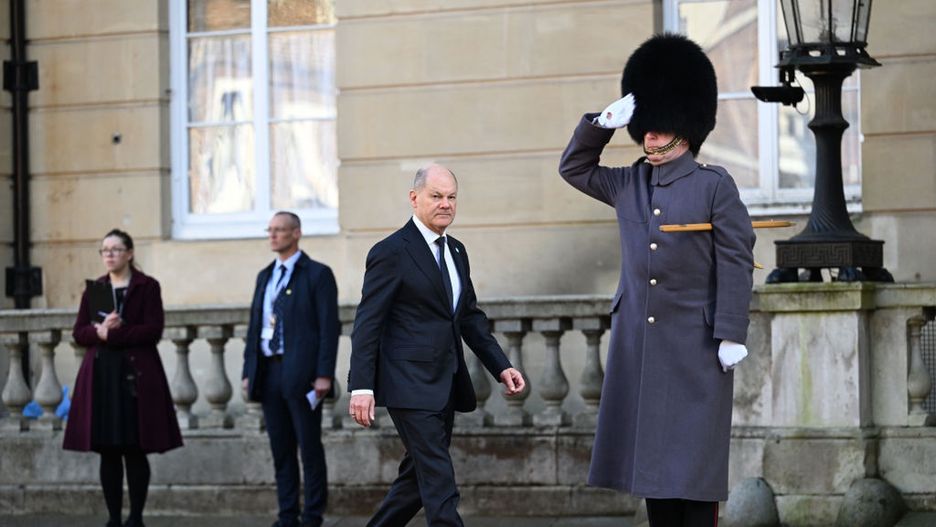 UK Prime Minister Keir Starmer Hosts European Leaders to Plan Next Steps on Ukraine
Olaf Scholz, Germany's chancellor, arrives ahead of a summit at Lancaster House in London, UK, on Sunday, March 2, 2025. Starmer is hosting Ukrainian President Volodymyr Zelenskiy and more than a dozen other European leaders to discuss security guarantees the continent can offer Kyiv in the event of a ceasefire with Russia. Photographer: Chris J. Ratcliffe/Bloomberg via Getty Images
Bloomberg
emea, germany government, ukraine president, former soviet union republics, ukraine government, uk office of the prime minister, british, uk government, germany chancellor, london, united kingdom