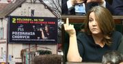 Joanna Lichocka żąda PRZEPROSIN za billboardy ze swoim niesławnym "gestem"! Twierdzi, że przypisano jej ZŁE INTENCJE