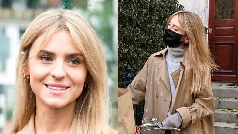 Kasia Tusk nosi maseczkę za ponad 100 złotych