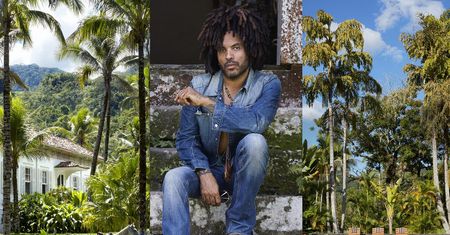 Lenny Kravitz pokazał swój "artystyczny Eden" w magazynie wnętrzarskim! Robi wrażenie? (ZDJĘCIA)
