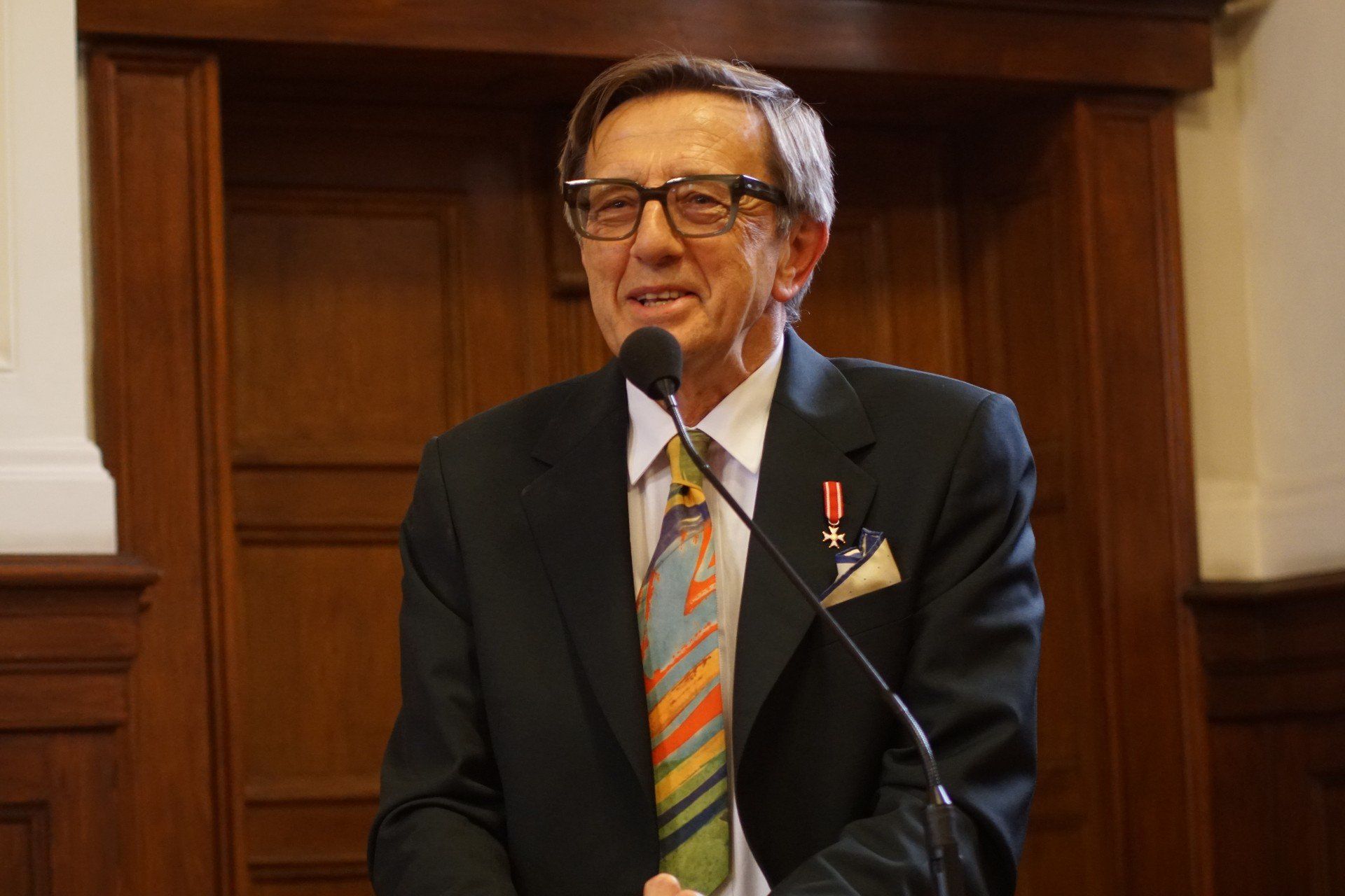 Jubileusz profesora świętowano podczas spotkania w Auli Lubrańskiego Collegium Minus 