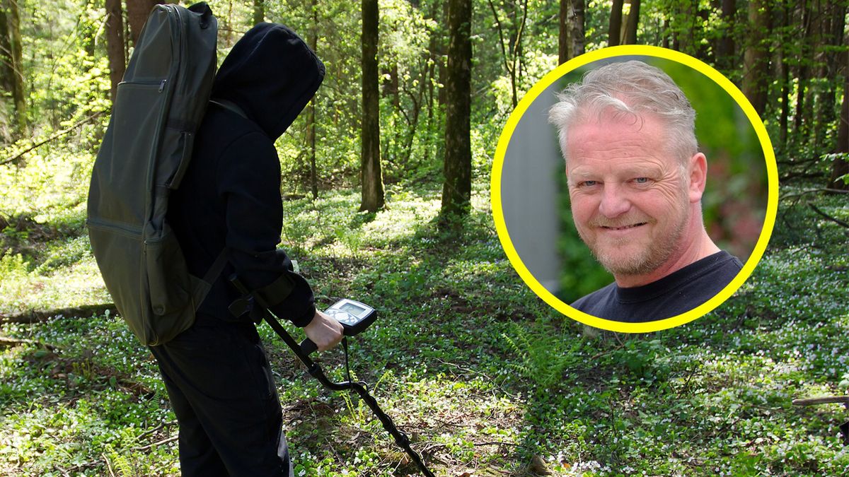 54-letni Dean Pugh dokonał w lesie bardzo niecodziennego odkrycia