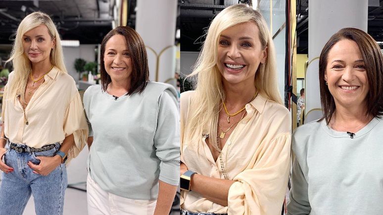 Agnieszka Woźniak Starak i Ewa Drzyzga w "DDTVN"