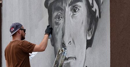 Siemianowice Śląskie. Hołd dla Powstańców Śląskich. Mural na powierzchni pół kilometra kwadratowego
