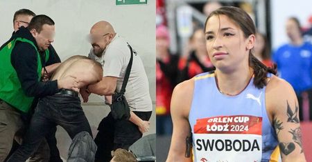 Afera na mistrzostwach Polski. Ochrona wyprowadziła prześladowcę Ewy Swobody! Mężczyzna wdał się w bójkę (WIDEO)