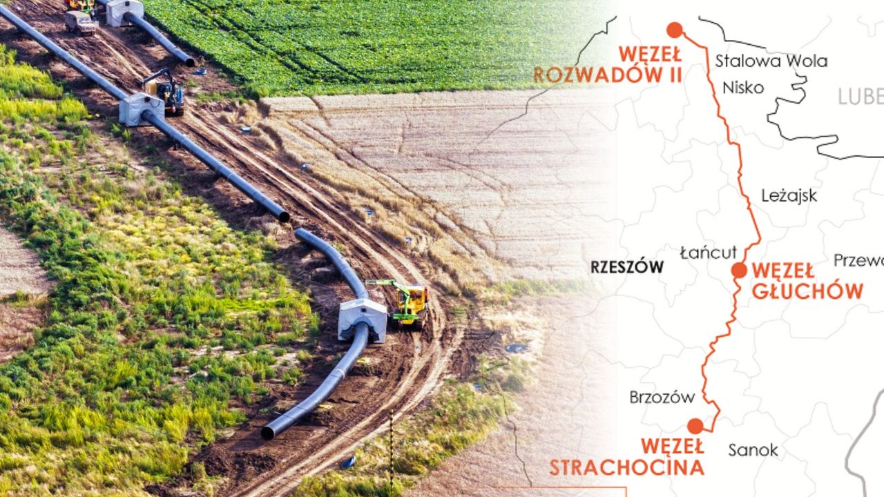 Decyzja ws. kluczowego dla Europy gazociągu. Pozwoli na przesył z Polski na Litwę, Słowację i Ukrainę