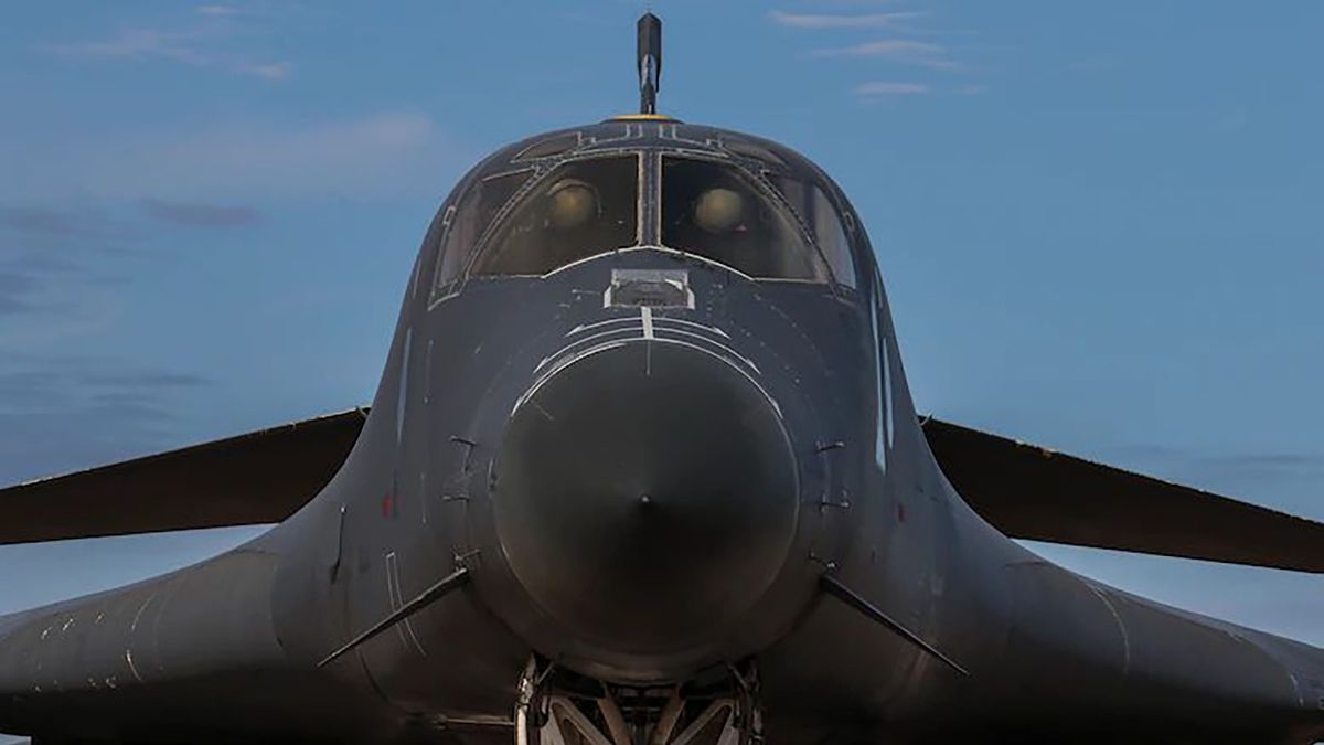 Bombowiec Rockwell B-1B Lancer. 