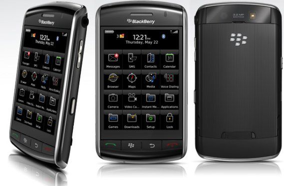 BlackBerry jako mysz komputerowa