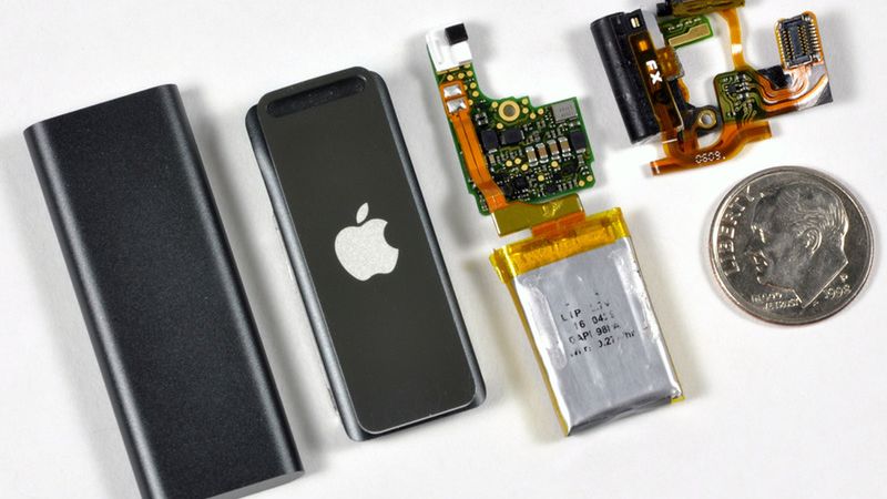 Nowy iPod shuffle rozebrany na części 1