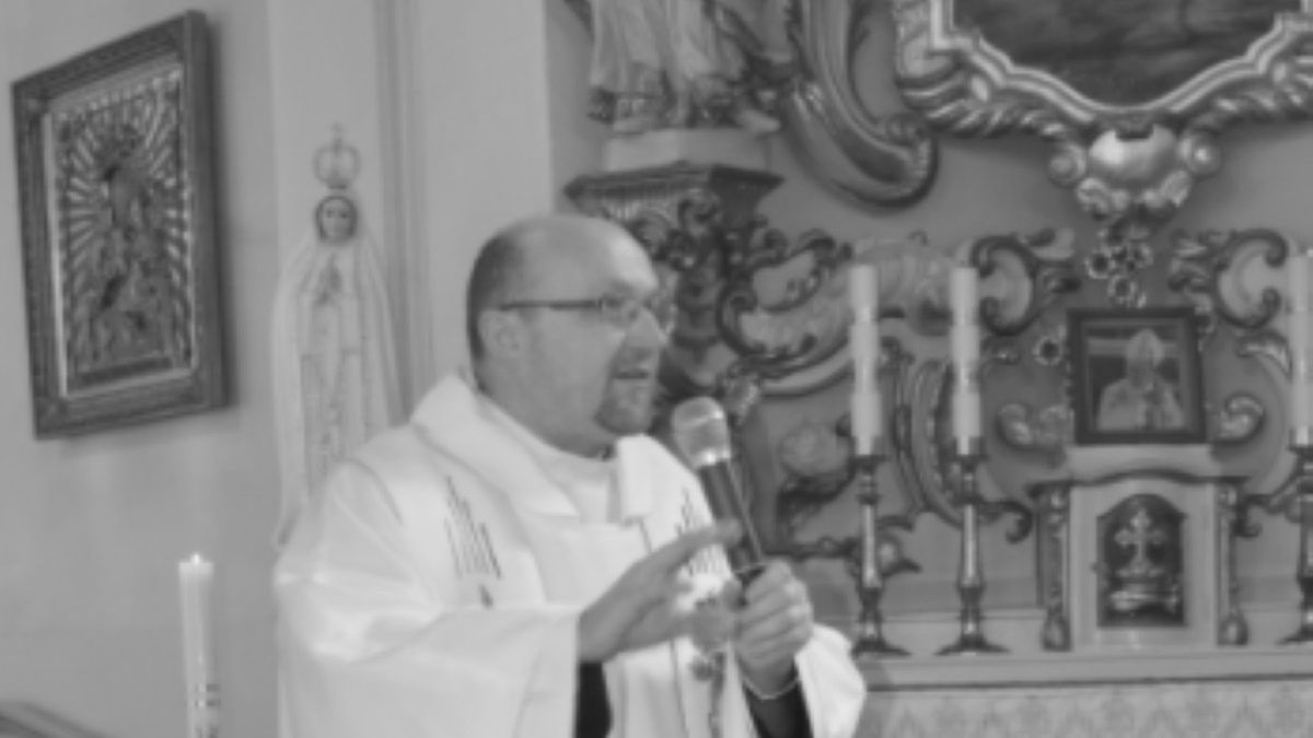 Ksiądz Ryszard Michalik z parafii w Chróścinie Opolskiej 