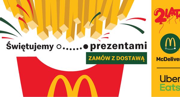 McDonald’s świetuje drugie urodziny McDelivery