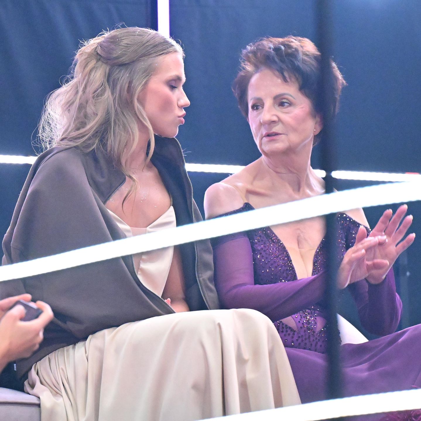 Agnieszka Kaczorowska z mamą Marcina Rogacewicza