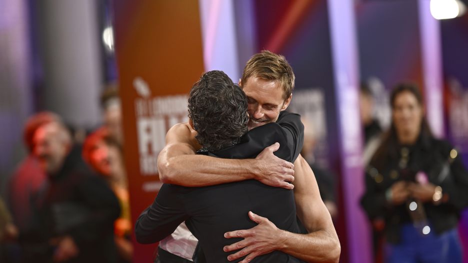 "Pillion" Headline Gala - The 69th BFI London Film Festival
LONDON, ENGLAND - OCTOBER 18: Harry Melling and Alexander Skarsgård attend the "Pillion" Headline Gala at the 69th BFI London Film Festival at The Royal Festival Hall on October 18, 2025 in London, England. (Photo by Gareth Cattermole/Getty Images for BFI)
Gareth Cattermole