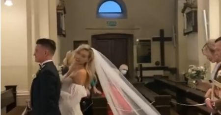 Nagranie z polskiego kościoła. Gigantyczna wpadka na ślubie