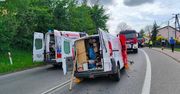 Tragedia w Świętokrzyskim. Bus zderzył się czołowo z ciężarówką