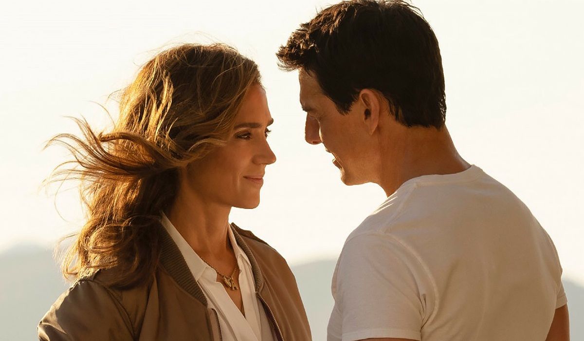 Jennifer Connelly i Tom Cruise w filmie "Top Gun: Maverick" 