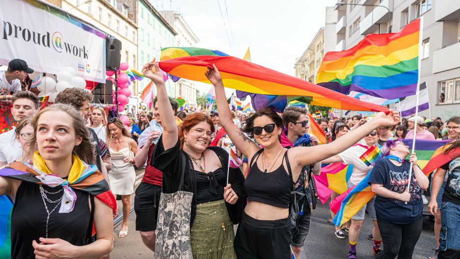 Marsz Równości we Wrocławiu w 2022 r.
