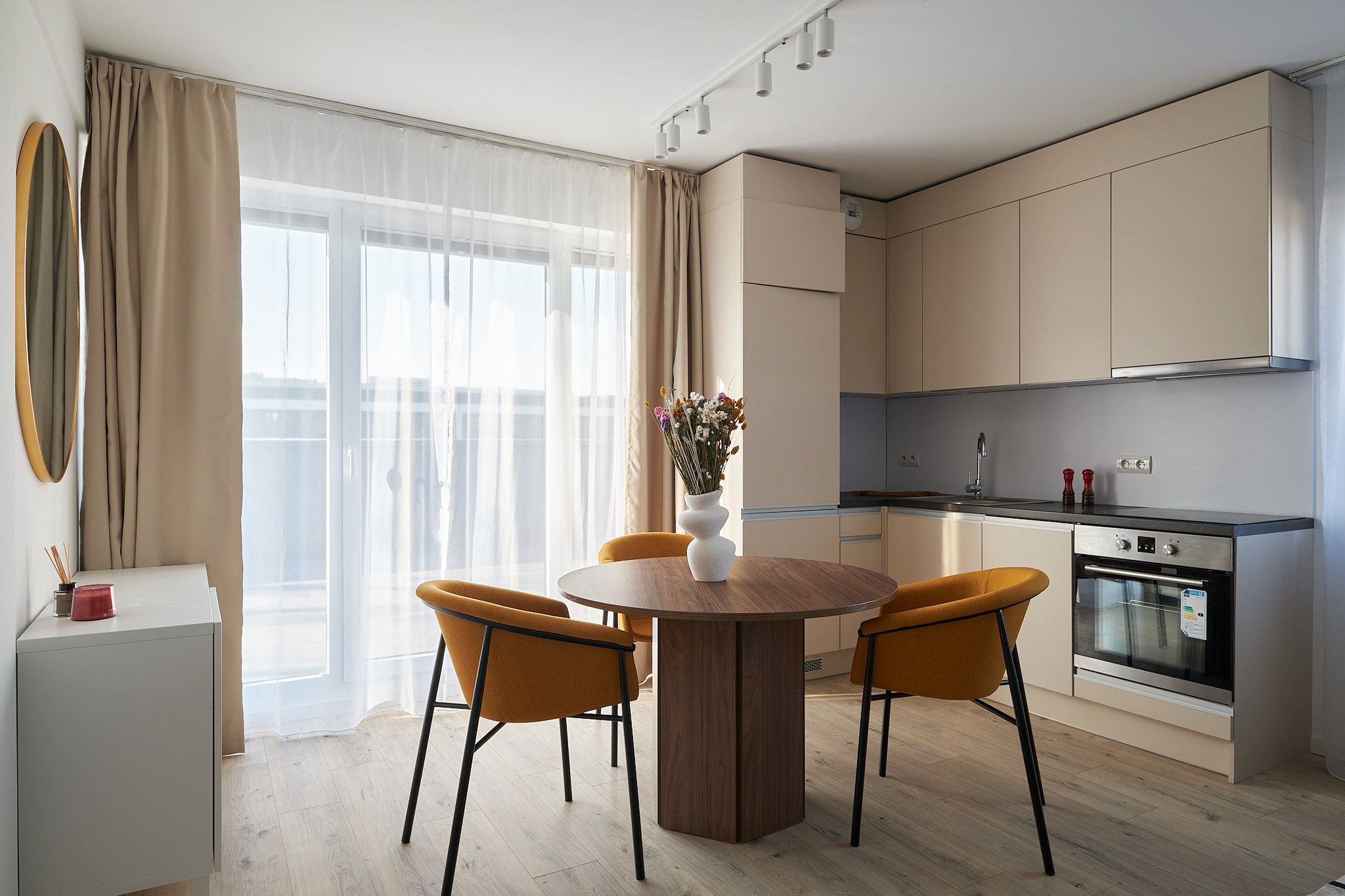 Apartament w inwestycji Kępa Mieszczańska we Wrocławiu.