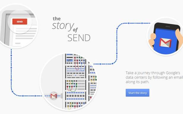 Story of Send wyjaśni, jak działa e-mail (Fot. Google.com)