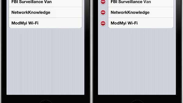 Zarządzanie historią używanych sieci Wi-Fi na iOS 1