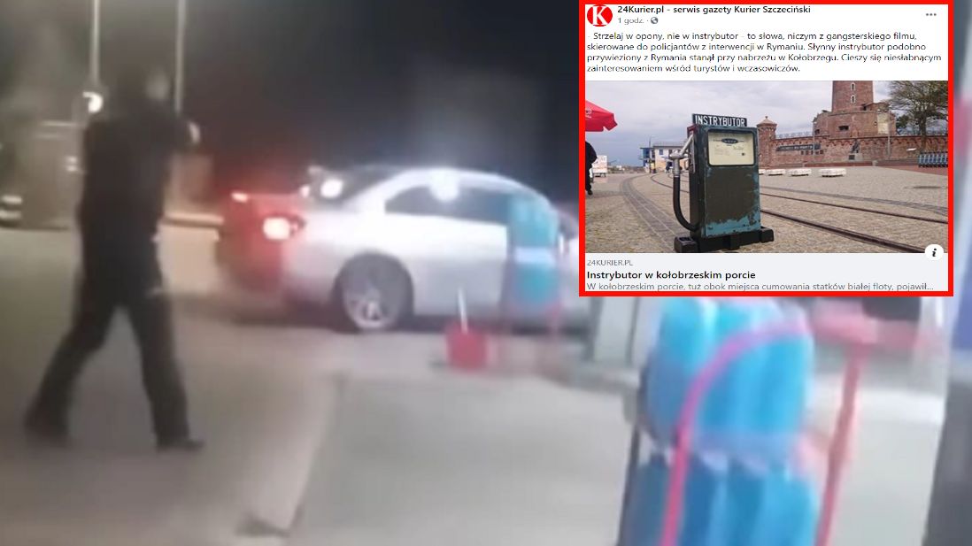 W Kołobrzegu pojawił się... instrybutor