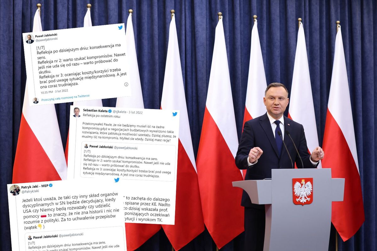 Po propozycji prezydenta Andrzeja Dudy na Twitterze zawrzało między politykami Zjednoczonej Prawicy 