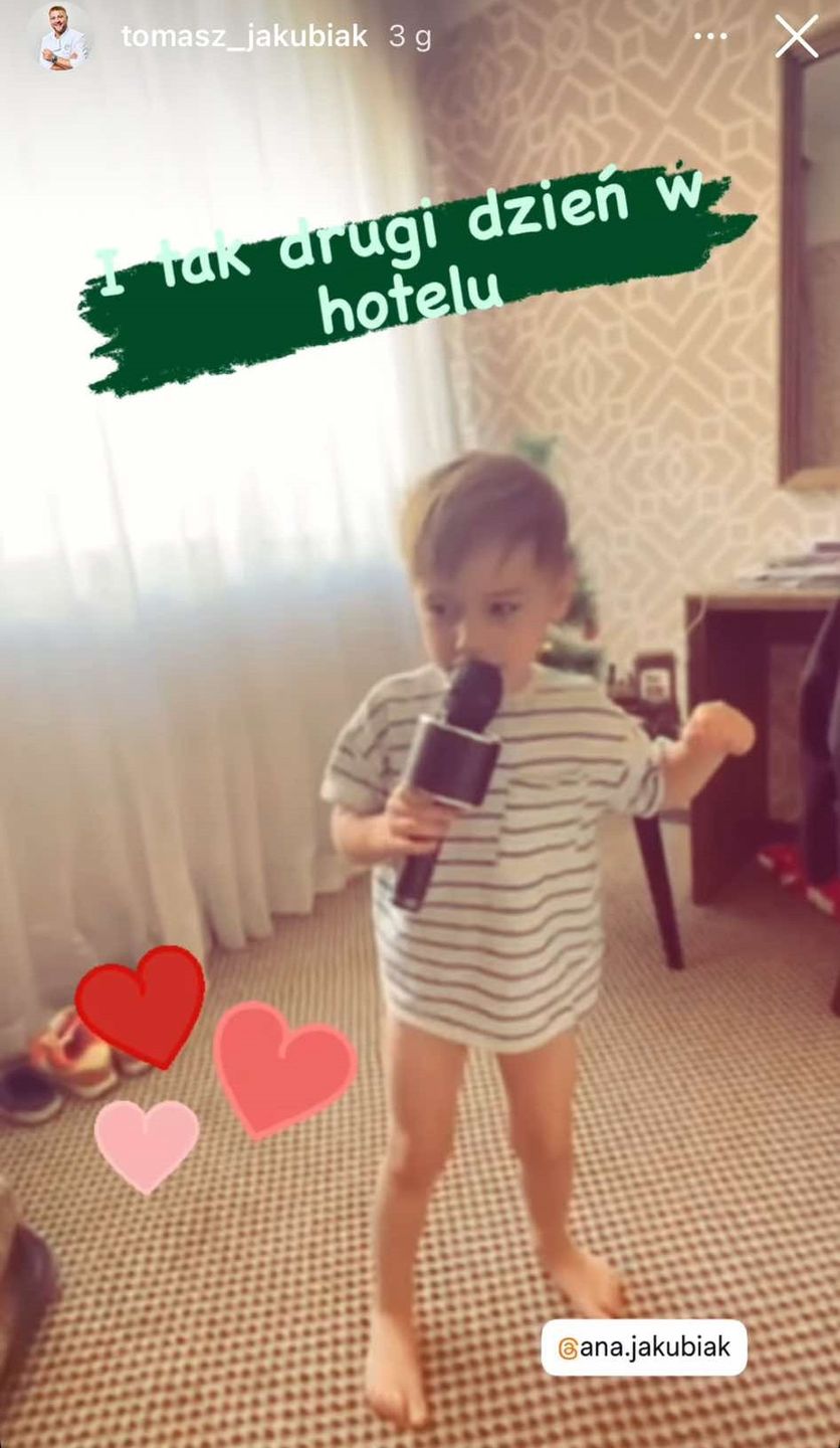 Wpis Tomasza Jakubiaka na Instagramie