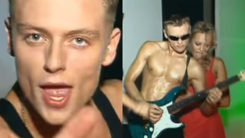 Młody Rafał Brzozowski w teledysku disco polo 