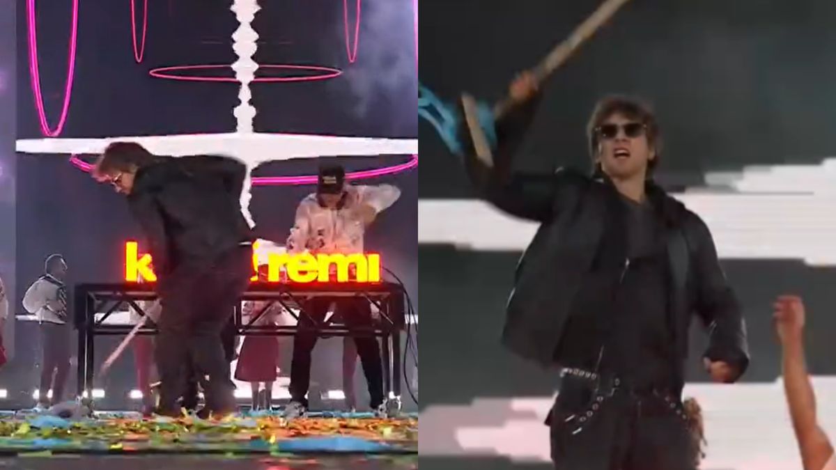 Maciej Musiał sprząta PGE Narodowy do hitu Kalwi&Remi