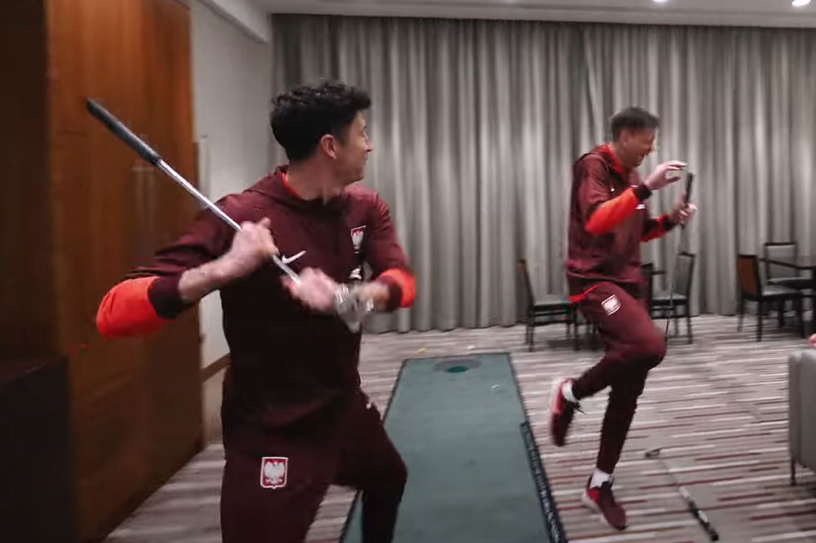 Na zdjęciu: Robert Lewandowski i Wojciech Szczęsny