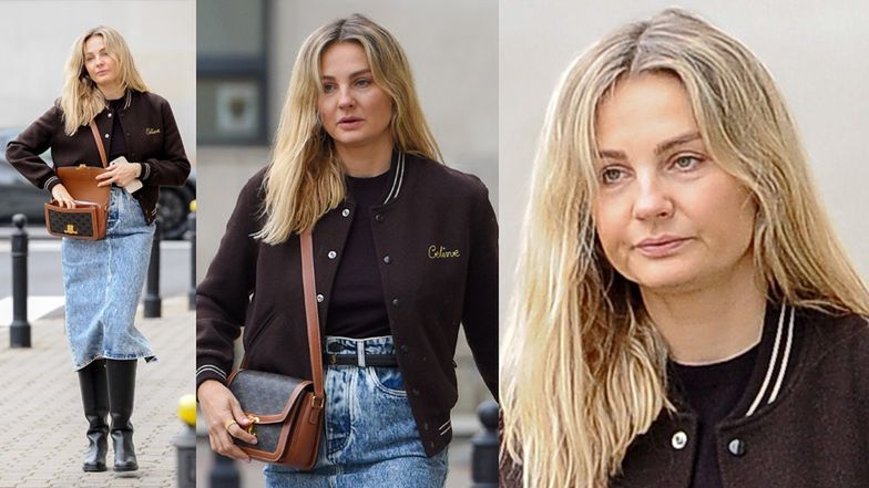 Małgorzata Socha ze skwaszoną miną 