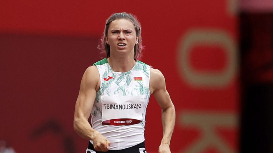 Lekkoatletka Kryscina Cimanouska  na Igrzyskach Olimpijskich 2020