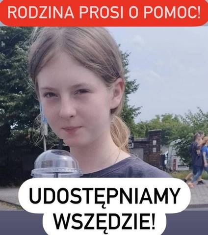 Zaginęła 12-letnia Wiktoria Kasperczyk – szczegóły