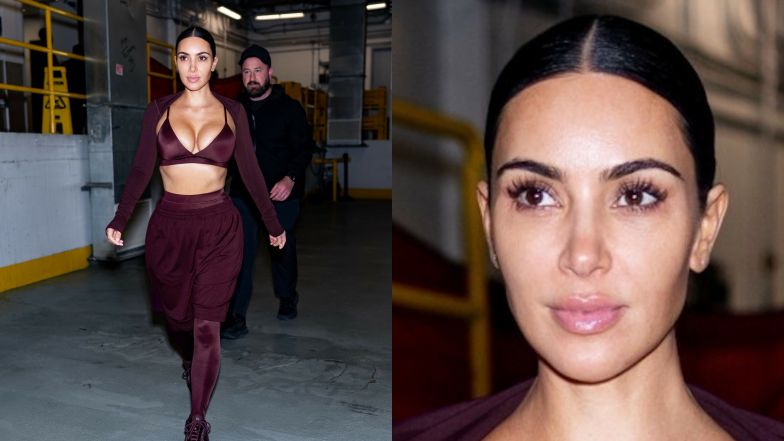 Sportowa Kim Kardashian mknie na trening