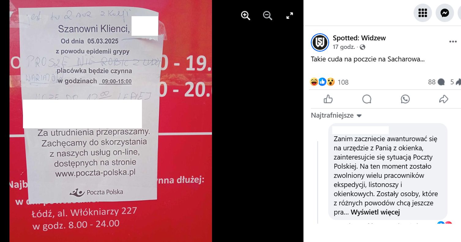 Problemy na poczcie
