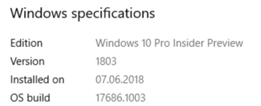 Microsoft ponownie usprawnia elementy dodane we wcześniejszych kompilacjach, czyli Windows 10 17686