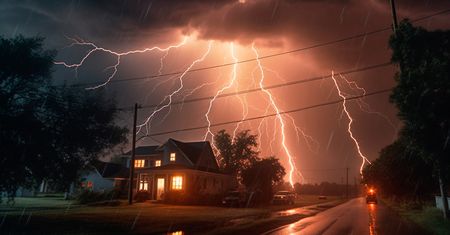 Złapała cię burza z piorunami? Tak uchronisz się przed porażeniem