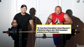 "Nie odpuścił". Niemcy komentują trening Nawrockiego z "Pudzianem"