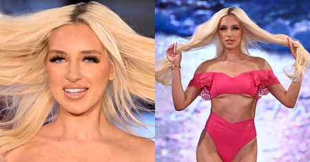 Caroline Derpienski paraduje w bikini po wybiegu w Los Angeles. Tęskniliście? (ZDJĘCIA)