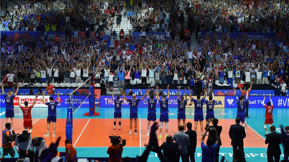 Zdjęcie okładkowe artykułu: Materiały prasowe / FIVB / Na zdjęciu: reprezentacja Francji 