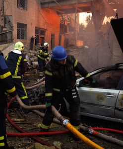 Zmasowany atak rakietowy na Kijów. "Putina musiało bardzo zaboleć"