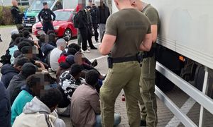 W chłodni ukrywali 34 migrantów. Zatrzymanie na A2