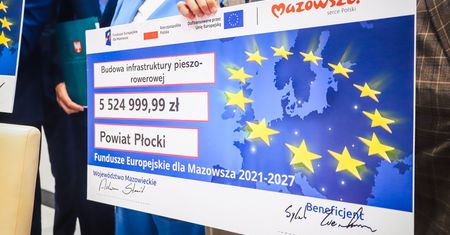 5,5 mln zł dla Powiatu Płockiego. Powstanie ścieżka Rogozino–Imielnica