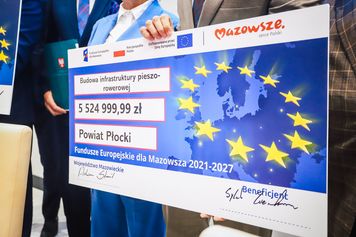 5,5 mln zł dla Powiatu Płockiego. Powstanie ścieżka Rogozino–Imielnica