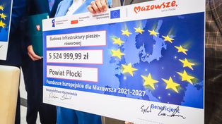 5,5 mln zł dla Powiatu Płockiego. Powstanie ścieżka Rogozino–Imielnica