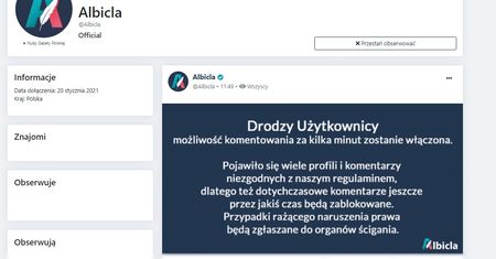 Eksperci: Albicla, czyli "polski facebook", to koszmar. Trzymać się od niego z daleka
