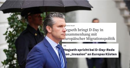 "Więcej niż niesmaczne". Niemiecka prasa krytykuje Hegsetha